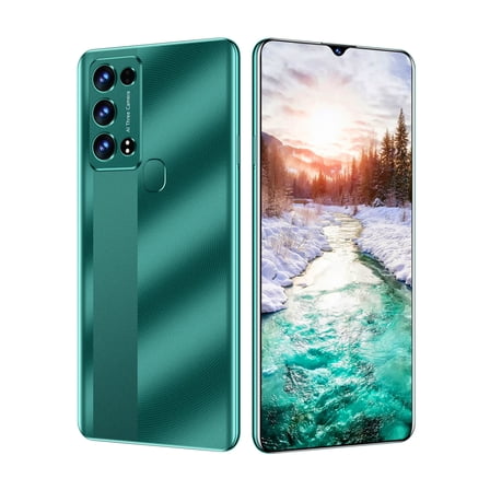 Kyusrd Smart Phone,android 10.0 System Smartphone HD Full Screen Phone, SIM Unlocked Smart Phone,3GB RAM+64GB ROM,6.53 Inch Cellphones Mobile Phones