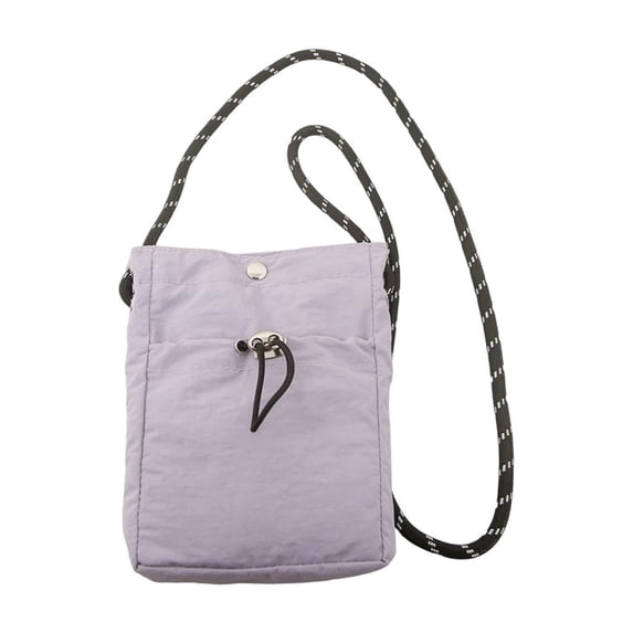 Kyusrd Solid Color Crossbody Sling Bag Small Lightweight Phone Purse for Daily Use and Casual Outdoor Activities