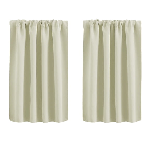 Kyusrd Solid Color Curtains Living Room Bedroom Kitchen Partition Curtains Home Curtains