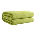 thumbnail image 1 of Kyusrd Solid Color Flannel Blanket Summer Conditioning Blanket Office Nap Blanket -layer Double-sided Flannel Blanket All Season Thin Blanket, 1 of 8
