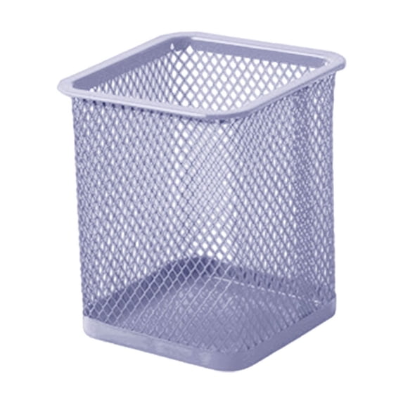 Kyusrd Square Metal Mesh Pen Cup,Desk Pen Organizer Case Pencil Holder For Supplies