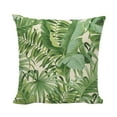 thumbnail image 1 of Kyusrd St. Patrick'S Day Throw Pillow Cover，Green Leaf Pattern Linen Pillow Sofa Cushion Set Large Backrest Car Lunch Pillow Set, 1 of 6