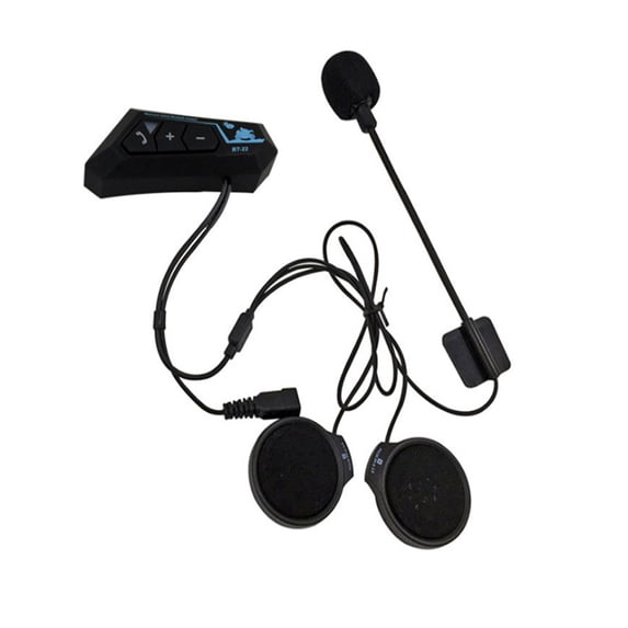 Kyusrd Stereo Helmet Bluetooth Headset Motorcycle 7 Bluetooth Music Headset Bluetooth 5.0 Low Power Long