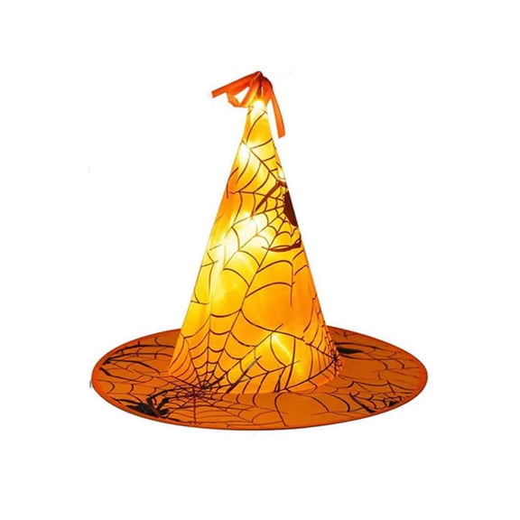 Kyusrd String Lights for Halloween Decor,LED Battery-powered Light String Eerie Decoration Light Wizard Hat Lamp