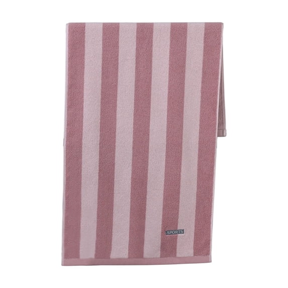 Kyusrd Stripes Hand Towels for Bathroom,Cotton Soft Absorbent Decorative Hand Towel for Face Spa Bath Gym Kitchen,Pink,40x90cm