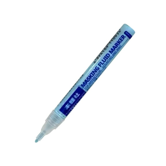 Kyusrd Summer Savings Practical Tools for Home Kitchen!0.7 Mm Masking Fluid Marker Mark Pen Type Watercolor Masking Liquid White/Blue Glues Covering Liquid Art Supplies 20ml
