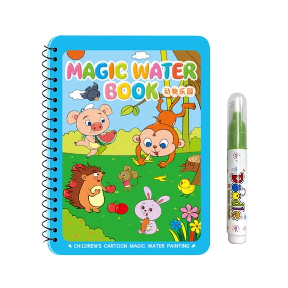 Kyusrd Summer Savings Practical Tools for Home Kitchen!5ml Waterpainting Book Children's Drawing Book Magical Coloring Painting Set Repeatedly Coloring Watercolor Painting