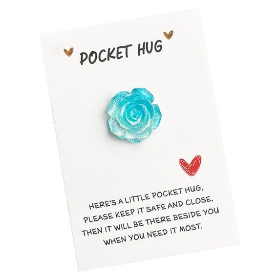 Kyusrd Summer Savings Practical Tools for Home Kitchen!Gradient Glitter Rose Pocket Cuddle Card