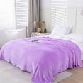 thumbnail image 1 of Kyusrd Super Soft Warm Solid Warm Fleece Blanket Throw Rug Sofa Bedding 50x70cm, 1 of 1