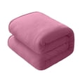thumbnail image 1 of Kyusrd Super Soft Warm Solid Warm Fleece Blanket Throw Rug Sofa Bedding 70x100cm, 1 of 3