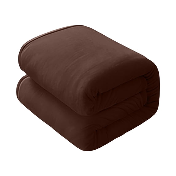 Kyusrd Super Soft Warm Solid Warm Fleece Blanket Throw Rug Sofa Bedding 70x100cm