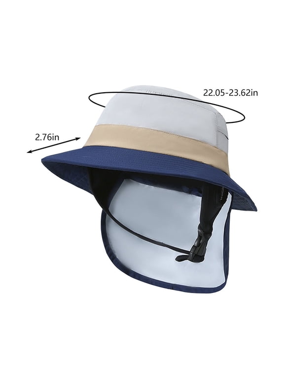 Surf Caps Surf Caps With Chin Strap,Summer Surf Caps for Men and Women Surf Baseball Aquatic Sports,Outdoor Surf Fisherman Caps for Men and Women UPF50+ Cool