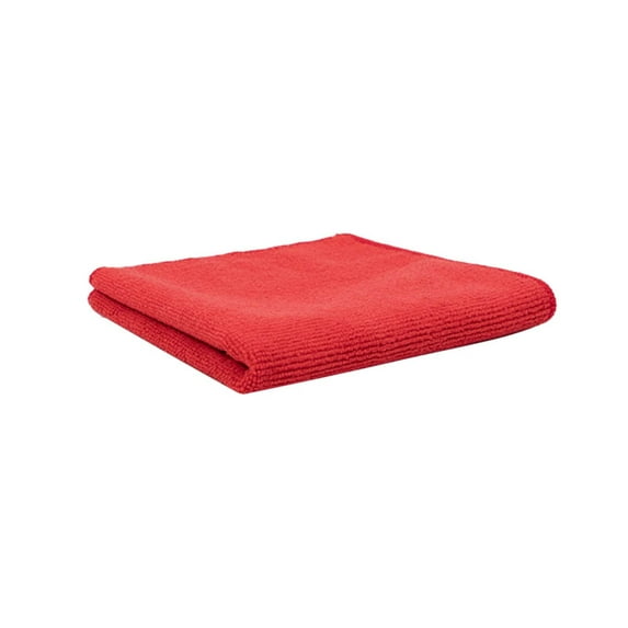 Kyusrd Thickened Microfiber Cleaning Cloth Household Towel Kitchen Absorbent Dishwashing Cloth Household Cleaning Wiping Tables and Automotive Microfiber Towel,Red