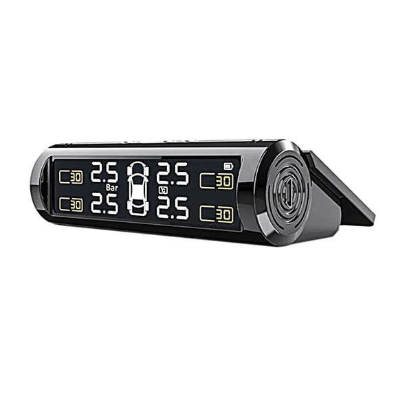 Kyusrd Tire Pressure Monitor Charge Wireless Installed Windowshield With 4 External Sensors Display Pressure for Car