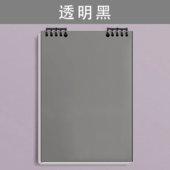 Kyusrd Top-Loading Loose Leaf Notebook,Convenient Flip-Up Binder For Note Taking Journaling Diary,Portable Spiral-Free Writing Pad
