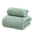 thumbnail image 1 of Kyusrd Towel Bath Towel Set Velvet Spun Highly Absorbent Soft Bath Towel Suitable For Bathroom Spa Gym, 1 of 5