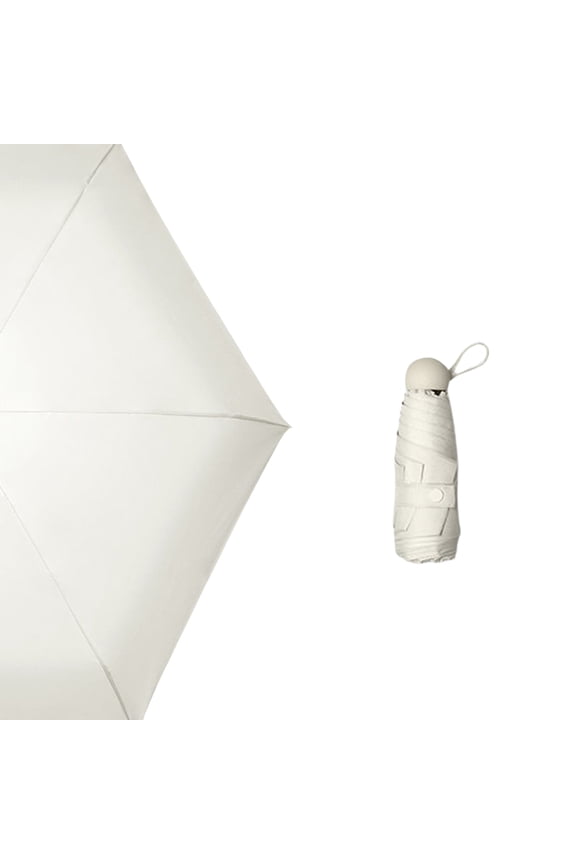Ultralight Sun Umbrella Sun Protection Women Small Umbrella Portable Capsule Umbrella Mini Fold Umbrella for Sunny and Rainy Days