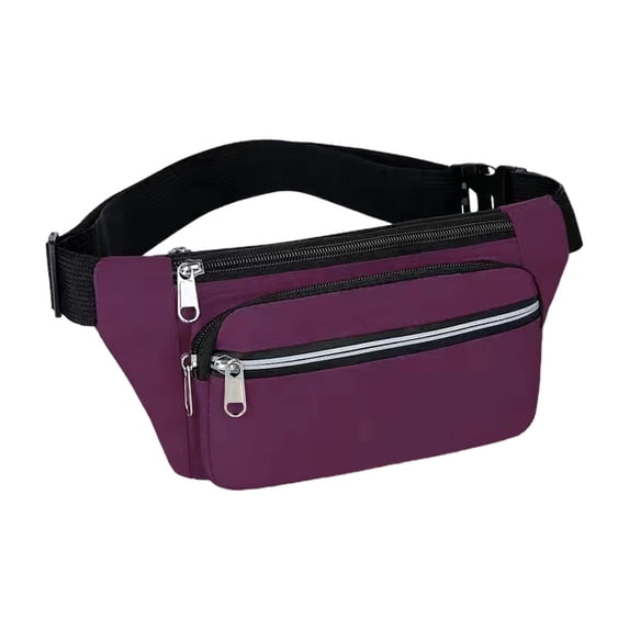 Kyusrd Unisex Large Capacity Crossbody Waist Pack With Adjustable Strap,Outdoor Sports Travel Hiking Cycling Hip Bag