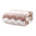 thumbnail image 1 of Kyusrd Velvet Hand Towels for Bathroom,Cotton Soft Absorbent Decorative Hand Towel for Face Spa Bath Gym Kitchen,Coffee,35x75cm, 1 of 6