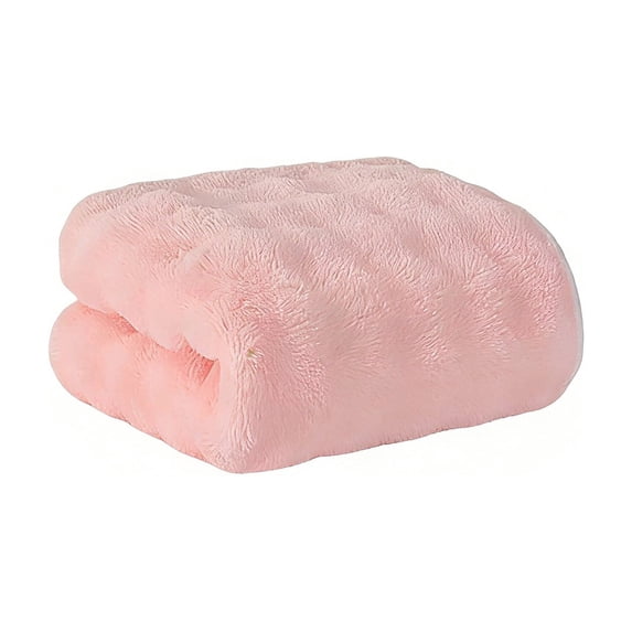 Kyusrd Velvet Hand Towels for Bathroom,Cotton Soft Absorbent Decorative Hand Towel for Face Spa Bath Gym Kitchen,Pink,35x75cm