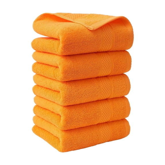 Kyusrd Washcloths for Home、Kitchen and Bathroom,Solid Color Cottons Towel Household Absorbent Adult Face Towel