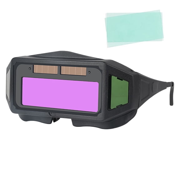 Kyusrd Welding Glasses Automatic Dimming Welder Protective Eye Welding Argon Welding Mask Multi-window Dimming Glasses