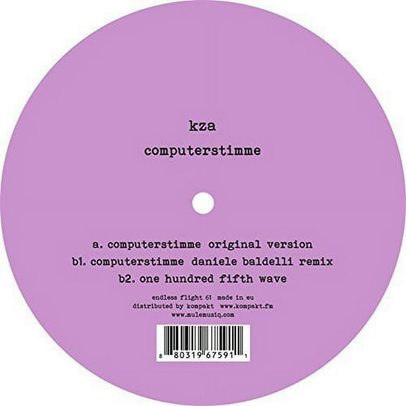 Kza - Computerstimme - Pop Rock - Vinyl