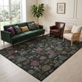 thumbnail image 1 of Kzaei 8'x10' Area Rug for Living Room, Washable Soft Rug with Non-Slip Backing, Large Floral Vintage Distress Print Pattern Carpet, 1 of 7