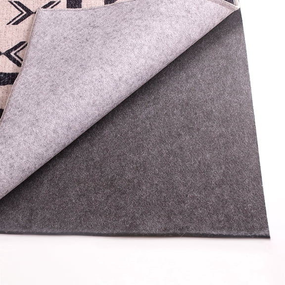 Kzaei 9'x12' Non-Slip Rug Pads (1/4" Thick), Waterproof Extra Large Area Rugs Non Skid Rug Pad for All Floors and Finishes Durable Hardwood Floor Protective Felt Keeps Rugs in Place, Safe and Secure