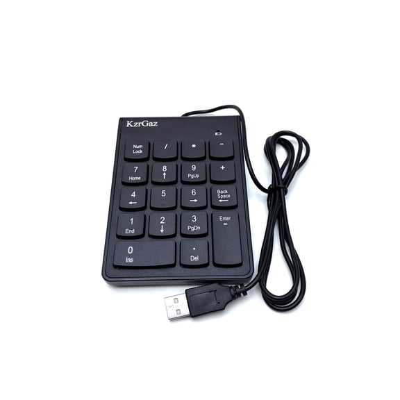 KzrGaz Computer keypads USB digital keypad, ultra-thin portable wired keyboard