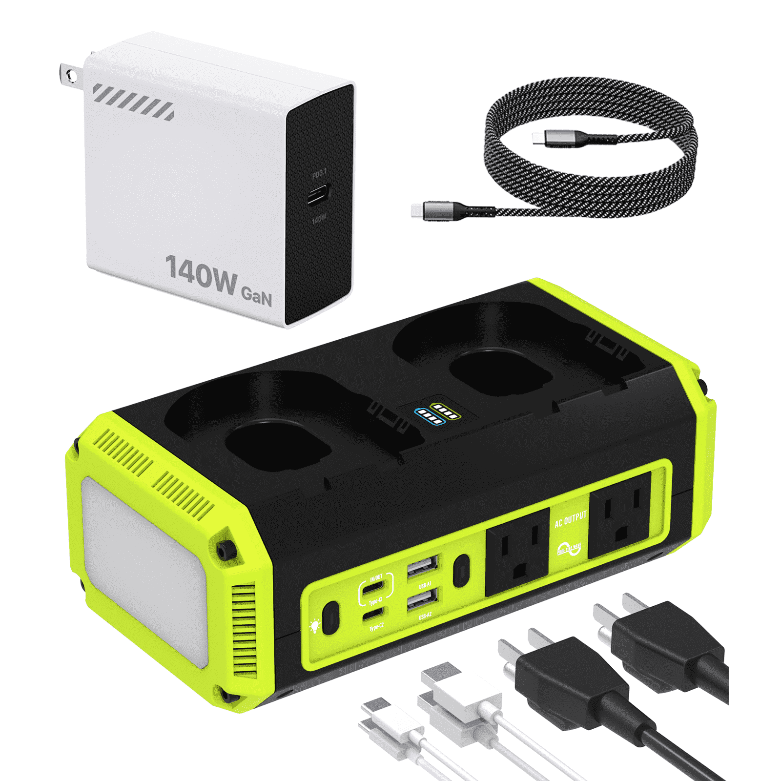 Kzreect, Power Inverter, 350W Pure Sine Wave, 18V Battery Compatible ...