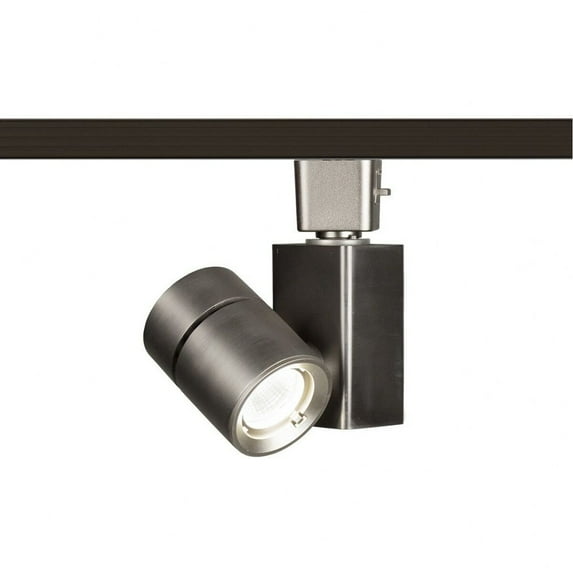 L-1014N-835-BN-WAC Lighting-Exterminator II 14W 1 LED Track Head-Brushed Nickel Finish-L Type Track/Rail System Type-23 Beam Spread-3500 Color