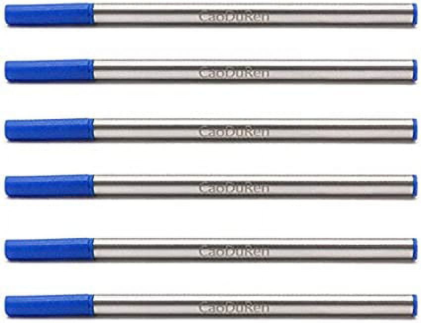L 109mm 0.7 mm Tip Rollerball Pen Refills Ballpen for Waterman S0112670 German Ink 54090 540951