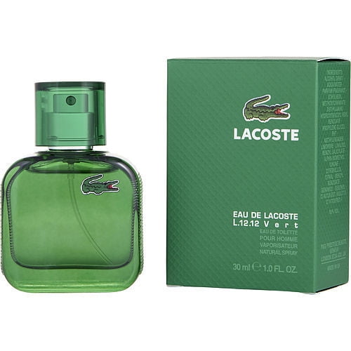 Lacoste Eau De L.12.12 Vert EDT Spray for Men - 1 oz, Invigorating
