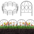 thumbnail image 1 of L 16.5" x W 12.6", Triple Diamond Garden Fence, Rustproof Wire Fence, Animal Barrier (10 pcs), 1 of 8