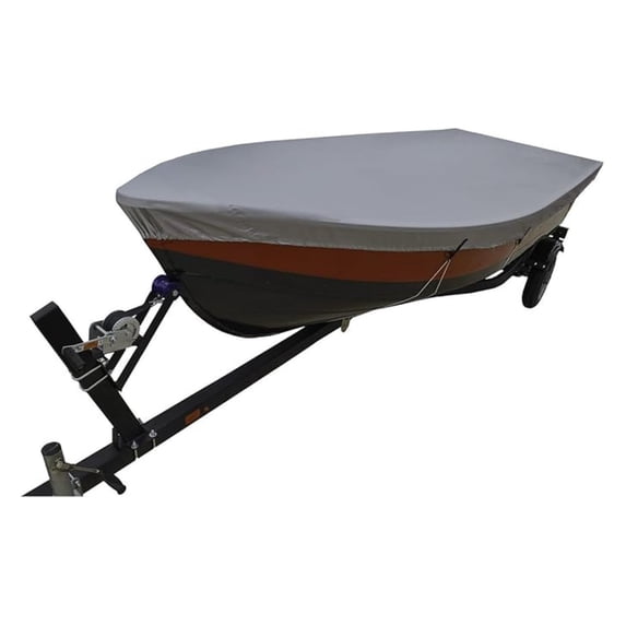 , L-1903, XT Series Silver Boat Cover 12' - 14' V-Hull Fishing