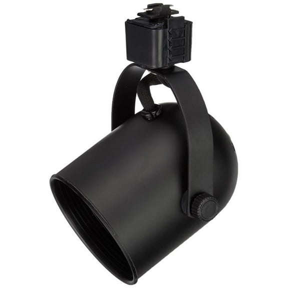 L 2-Wire Single Circuit Track System, Black