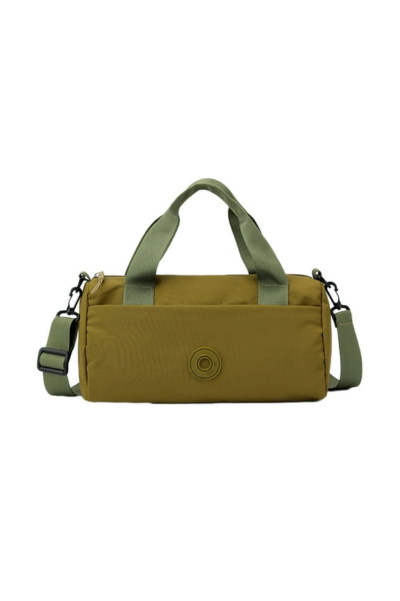L-263 Army Green Durable Nylon Shoulder Bag Multi Compartment Crossbody Pack Everyday Carry Essential #T0s8X