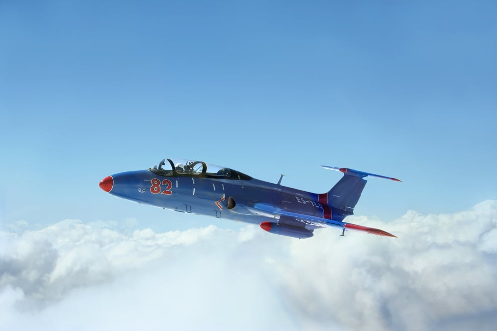 L-29 Delfin standard jet trainer of the Warsaw Pact Canvas Art - Daniel KarlssonStocktrek Images (35 x 24)