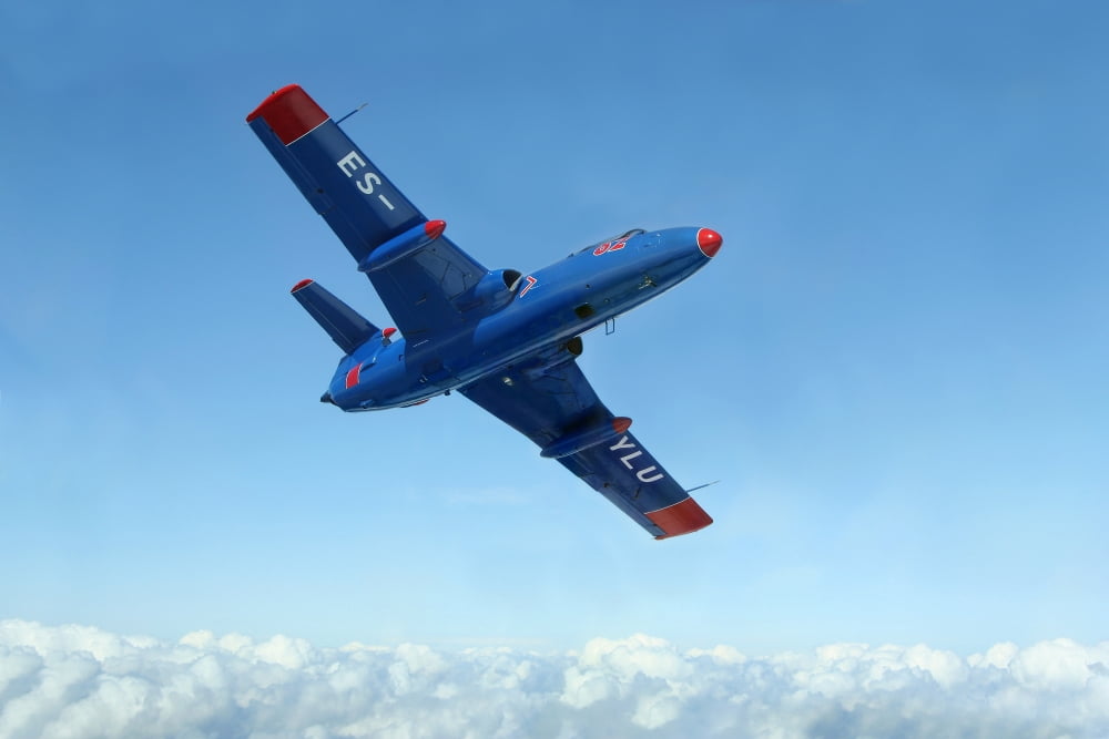 L-29 Delfin standard jet trainer of the Warsaw Pact Canvas Art - Daniel KarlssonStocktrek Images (35 x 24)