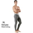 thumbnail image 1 of L-3XL Leggings Trousers Thick Thermal Underwear Men's Long Johns Bottom Pants Home Pajamas DARK GRAY ( FLEECE LINNING)-XL, 1 of 8