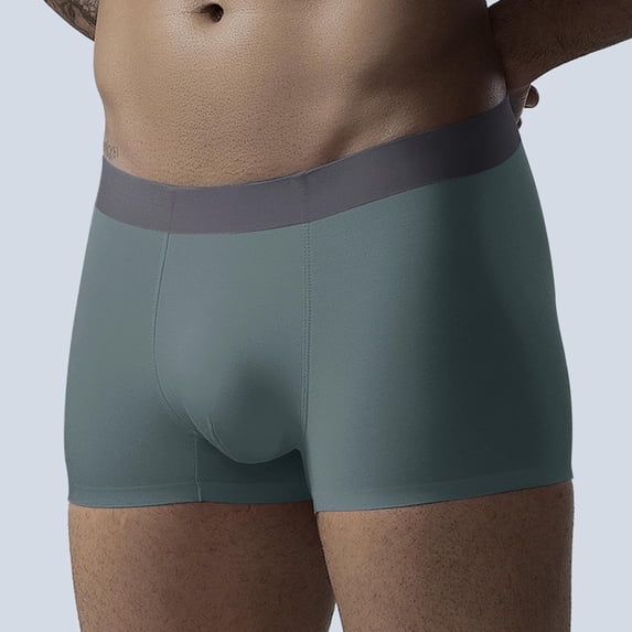 L-4X Mens Big & Tall Boxer Briefs Plus Size Modal Underwear Breathable Solid Color Casual Stretchy Full-Coverage Mid Waisted Seamless-Boxers
