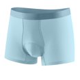 thumbnail image 1 of L-4X Plus Size Underwear for Men Boxer Briefs Big & Tall Mens Casual Breathable Stretchy Mid Waisted Solid Color Support Athletic Workout Boxers, 1 of 8