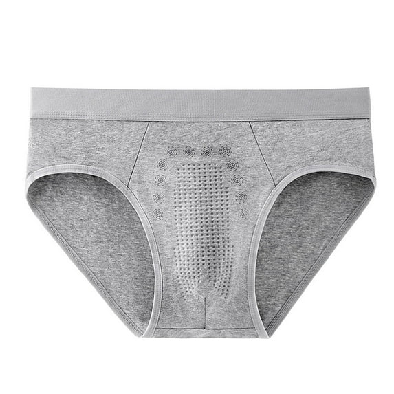 L-5X Big & Tall Underwear for Men Plus Size Breathable Casual Solid Color Mid Waisted Comfort Basic Loungewear Athletic Workout Briefs