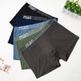 thumbnail image 1 of L-5X Plus Size Mens Big & Tall Cotton Underwear 5 Pack Boxer Briefs Multipack Casual Solid Stretchy Mid Waisted Breathable Athletic Boxers, 1 of 8