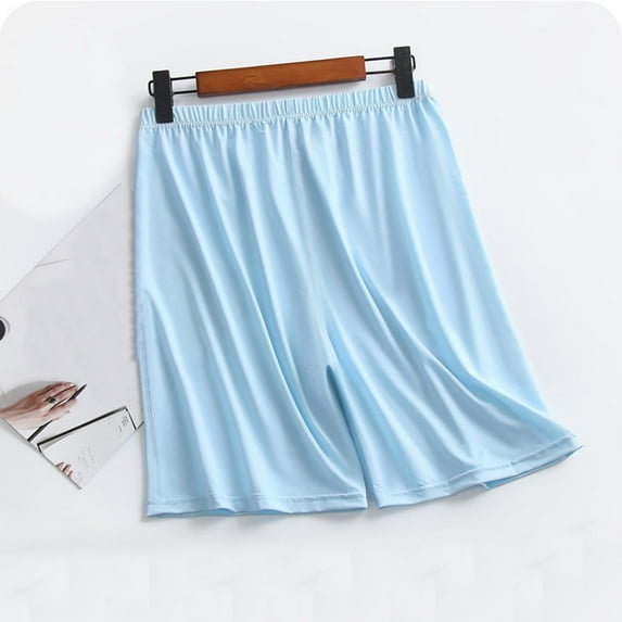 L-5X Plus Size Pajama Shorts for Men Big & Tall Wide Leg Pajamas Bottoms Mens Casual Lightweight Solid Color Elastic Waist Loungewear Short