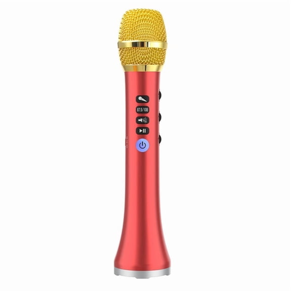 L-698DSP 20W Bluetooth Microphone with Wireless Speaker for Enhanced Sound Quality Red