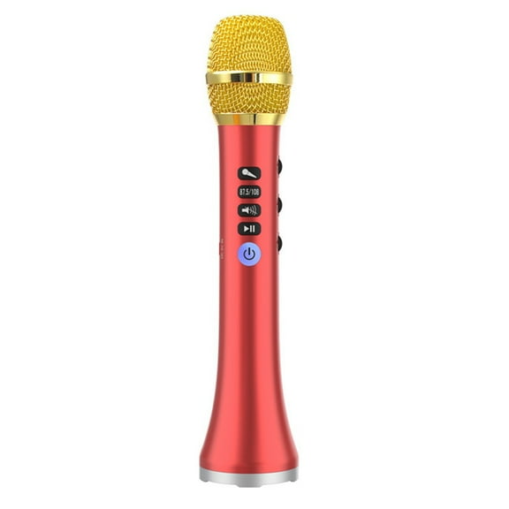 L-698DSP 20W Bluetooth Microphone with Wireless Speaker for Enhanced Sound Quality Red,1 * Microphone,Red
