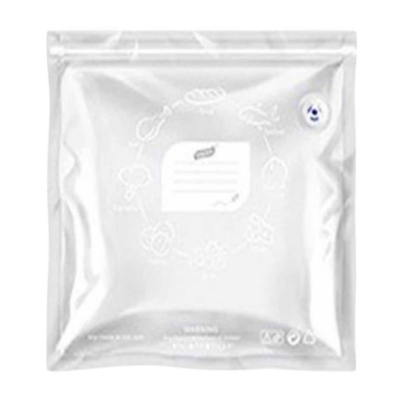 L 7-Pack Vacuum Food Storage Bags With Pumping Port, Leak Proof And Microwave Safe For Freezer, Kitchen, Meal Prep, 11.8X11X0.03In 0.11Lb