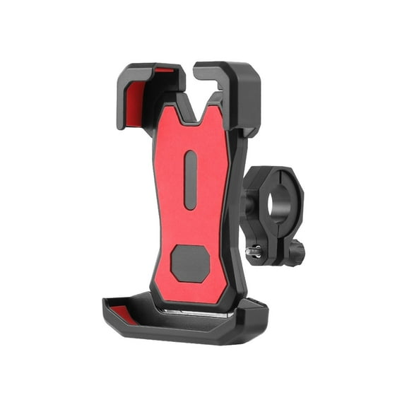 L-727 Red Handlebar Bike Phone Mount Three Claw Shock Absorbing Holder Cycling Navigation Outdoor